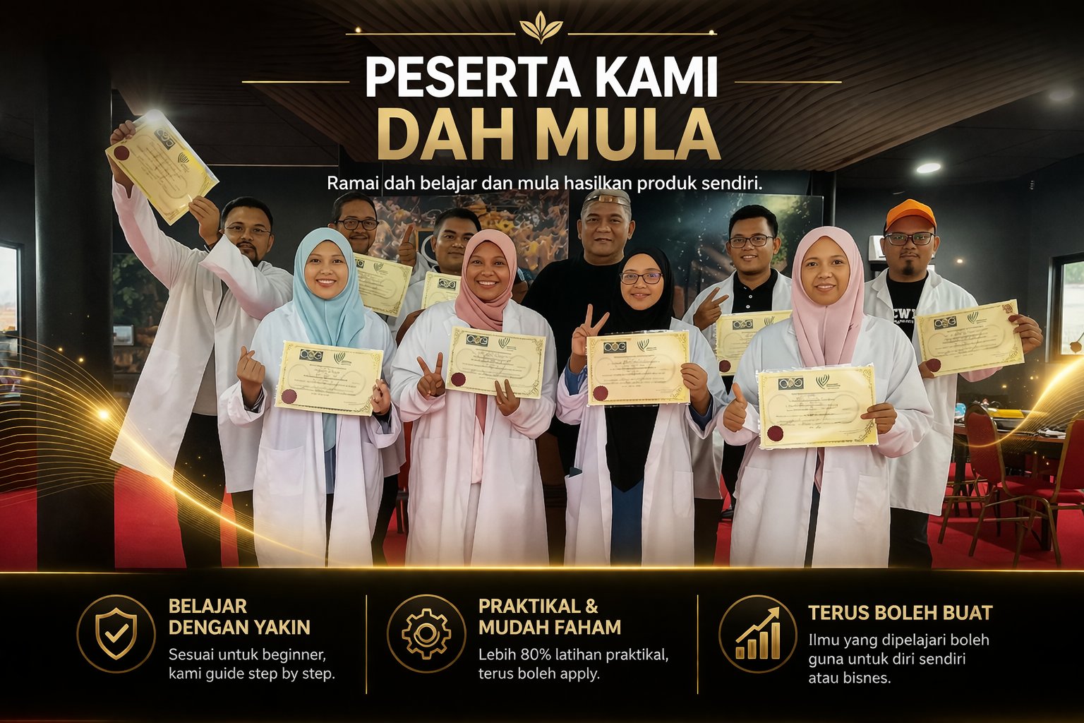 Peserta COE - Dah Mula Bisnes